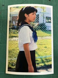 [ rare ] Saito Yuki photograph uniform ....ske van .. Showa era star 80 period idol 