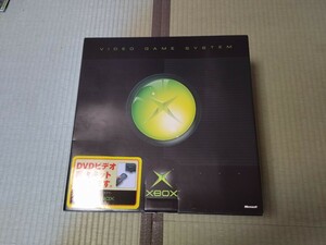 初代XBOX本体 DVDビデオ再生キット付き　Microsoft F23-00066　一度だけ使用　通電、起動、起動上の操作確認済み！手渡し可！