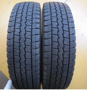 E198☆バリ溝　スタッドレス　155/80R14　88/86N　LT　2本　ダンロップ　WINTER　MAXX　プロボックスなど