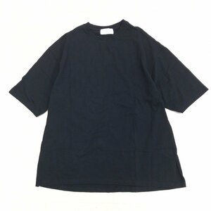 美品 tree cafe antiqua アンティカ コットン100% ビッグシルエット Tシャツ XL 黒 ブラック LL 2L ゆったり 大きい ワイド ユニセックス