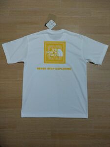 ノースフェイスTシャツ、背面バンダナ柄スクエアBoxロゴ半袖Tシャツ【メンズMサイズ】タグ付き新品、未使用品