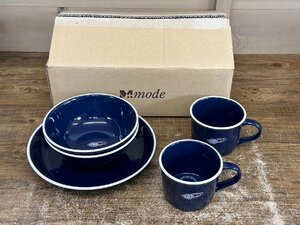 BEAMS[ビームス]毎日の食器 ネイビー プレート×1 ボウル×2 マグカップ×2 未使用品