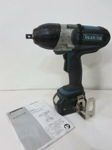 makita [マキタ] 18V 3.0Ah 充電式インパクトレンチ [TW450D] コードレス マキタブルー 電動工具 工具 通電可 /ジャンク品扱い V17.1 4918