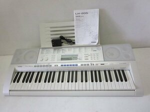 CASIO [カシオ] 光ナビゲーションキーボード [LK-205] 61鍵盤 レッスン機能 ピアノ形状鍵盤 鍵盤楽器 楽器 電子楽器 ホビー /中古品 V21.0