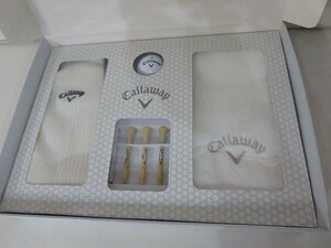 Callaway [キャロウェイ] Gift Pack ギフトパック タオルハンカチ /ボール（No.3）/靴下（25～27cm）/ティー（3本）セット /未使用品 V8.1