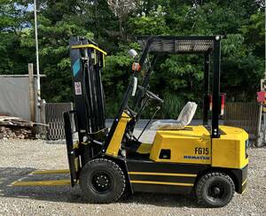 Komatsu　KOMATSU FG15-14 forklift 1.5t engineガソリン　マニュアル 動作確認済み　Used item ★愛知Prefecture★