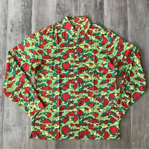 * очень редкий * psyche camo BD рубашка с длинным рукавом M размер a bathing ape bape носорог ke носорог ke утка Ape Bape A Bathing Ape pharrell kanye