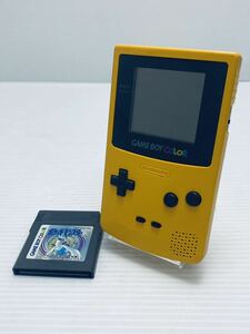 美品 / 動作品Nintendo GAME BOY COLOR ニンテンドー ゲームボーイ カラー 本体 CGB-001 イエロー(H-104)