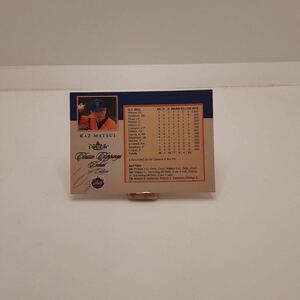 (R5-105)　FLEER 2004　KAZ MATSUI 松井稼頭央　Mets メッツ　MLB メジャーリーグ　野球 カード　トレーディングカード トレカ　野球カード