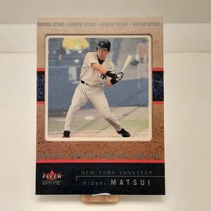 (R5-108)　FLEER 2003　HIDEKI MATSUI　松井秀喜　NEW YORK YANKEES ヤンキース　MLB メジャーリーグ　野球 カード　トレカ
