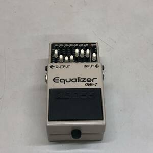 ② BOSS Equalizer GE-7 effector present condition goods electrification verification only Junk guitar 