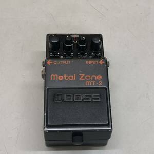 ⑦ BOSS Metal Zone MT-2 effector present condition goods electrification verification only Junk guitar metal Zone 