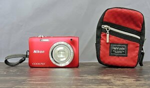 Nikon COOLPIX S2900 ニコン デジタル カメラ 2005万画素 光学5倍 4.6-23ｍｍ/3.2-6.5 充電ACアダプターなし 中古美品