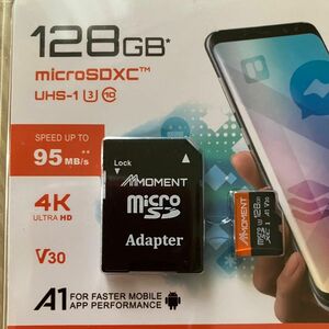 ★microSDXCカード★ 128GB 新品未使用・未開封　◎アダプター付き マイクロsdカード