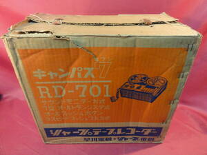  Showa Retro unused goods SHARP open deck RD-701