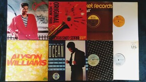 Soul R&B 系 12インチ いろいろ8枚セットAlyson Williams Billy Osean Klymaxx Planet Patrol Colonel Abrams Brass Construction 他