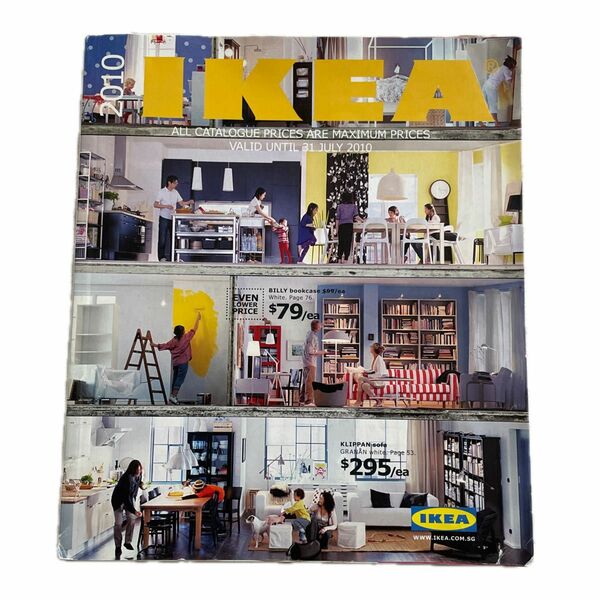 レアな海外 2010年 IKEA イケア カタログ シンガポール版 難有り