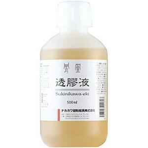 日本画用絵具 鳳凰 透膠液 500ml