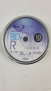 新品　ブルーレイディスク　BD-R 10枚　LAZOS 25GB 1-6倍速　L-B10P