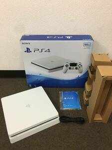 【本体 新品同様】　PlayStation4 グレイシャーホワイト 500GB (CUH-2000A B02)　動作確認済み　