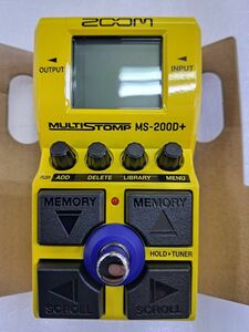 ZOOM MS-200D+ ズーム ギター用 マルチストンプ USB接続 電池駆動