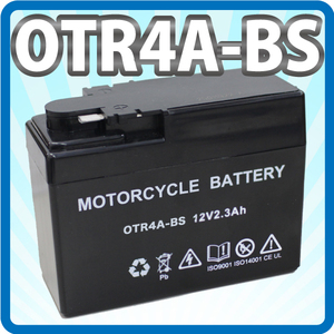 バイク バッテリー OTR4A-BS 充電・液注入済み (互換: CT4A-5 YTR4A-BS GTR4A-5 FTR4A-BS ) 1年保証 送料無料（沖縄除く）