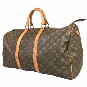 【1円～】 ルイヴィトン LOUIS VUITTON バッグ ボストンバッグ キーポル50 モノグラム M41426 レザー ブラウン 中古