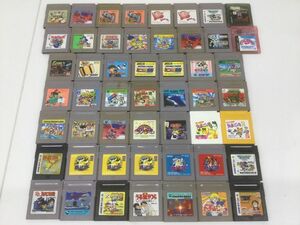 D937-60【GB GBC5ゲームソフト56本まとめ】ゲームボーイ/ポケットモンスター 赤 青/うる星やつら/まぜっこモンスター2/牧場物語/ミニ四駆/t