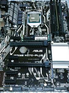 Intel Core i7-7700 / ASUS PRIME H270-PLUS セット 中古品 おまけ 説明必読お願いします