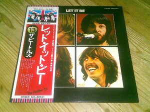 LP：THE BEATLES LET IT BE レット・イット・ビー ザ・ビートルズ：帯付：EAS-80561