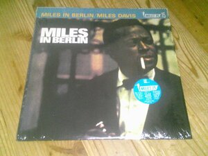 LP：MILES DAVIS MILES IN BERLIN マイルス・イン・ベルリン マイルス・デイビス：被せ帯付：シュリンク付