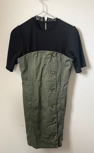 グリーン ワンピース MAJESTIC LEGON レース