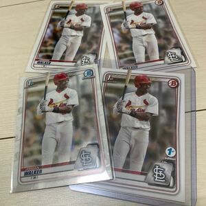 2020 topps bowman chrome 1st Jordan Walker 4枚セット 1st edition