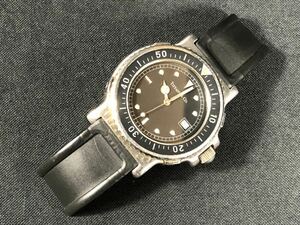 5/30a23 wristwatch Junk TIFFANY&Co. Tiffany M0719 quartz Date diver men's lady's 