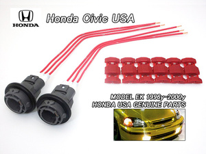  Civic EK[HONDA] Honda CIVIC оригинальный US боковой маркер (габарит) - передние левое и правое /USDM Северная Америка specification EK2.3.4.5.9.EJ7 угловая фара для гнездо & Harness USA