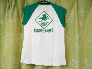 美品 ハワイ SURFER X-ING ノースショア サーフィン 波乗り リンガー Tシャツ XLサイズ