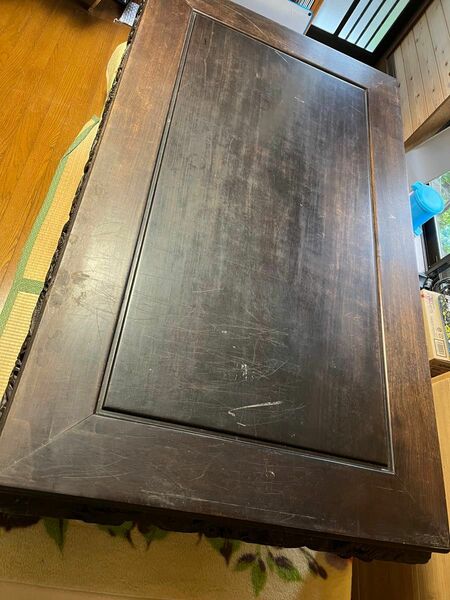 黒檀テーブル　韓国テーブル　座卓テーブル
