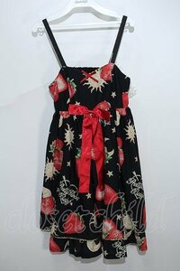 Pretty Rock Baby / Strawberries Floating In The Universe jumper skirt black S-24-05-25-037-LO-OP-AS-ZS