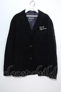 HYSTERIC GLAMOUR / велюр tailored jacket чёрный S-24-05-29-029-PU-JA-AS-ZS