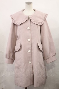 Amavel / frill color coat Free pink H-24-05-25-1044-CA-CO-NS-ZH