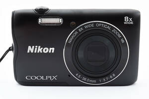 ★ジャンク品★ Nikon COOLPIX A300 ブラック　コンパクトデジタルカメラ ニコン クールピックス #0550