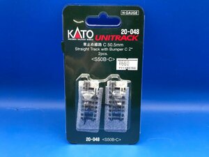 4F028 N gauge KATO Kato UNITRACK номер товара 20-048 машина прекращение дорожное полотно C 50.5mm * новый товар 