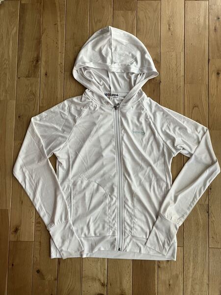 中古 レディース kaepa ラッシュガード 白 Mサイズ