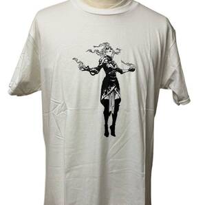未使用 ヴィンテージ マジックザギャザリング チャンドラ Tシャツ M 白 ホワイト MAGIC THE GATHERING xpv