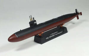 ●完成品・1/700・アメリカ海軍原子力攻撃潜水艦・ロサンゼルス級・SSN-68