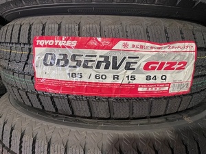 年度落ち新品スタッドレス　1本　185/60R15　TOYO GIZ2