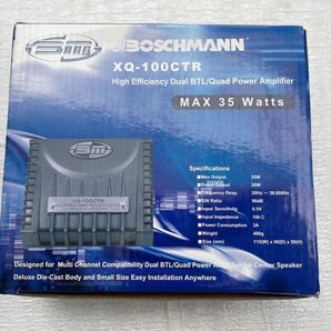 新品未使用品☆ボッシュマン12V 35Wモノラルパワーアンプ XQ-100CTR BM-BOSCHMANN 送料無料 センタースピーカー5.1ch サラウンドシステム
