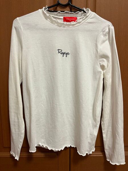 長袖Tシャツ 長袖 ロンT ホワイト クルーネック repipi armario
