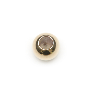 14KGF ストッパービーズ 4mm［0.5mm穴］[3コ販売] / 14K-481BZ