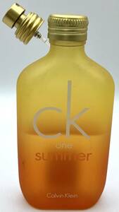【8158】Calvin Klein カルバンクライン CK ONE シーケーワン SUMMER サマー オードトワレ 100ml 香水 フレグランス 残量約6割